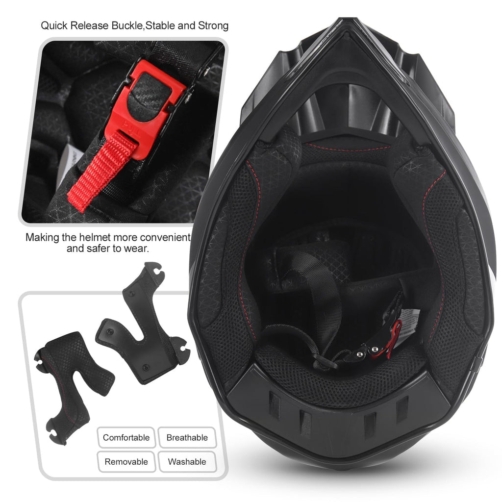 DOT Certified Motocross Helmet Z754