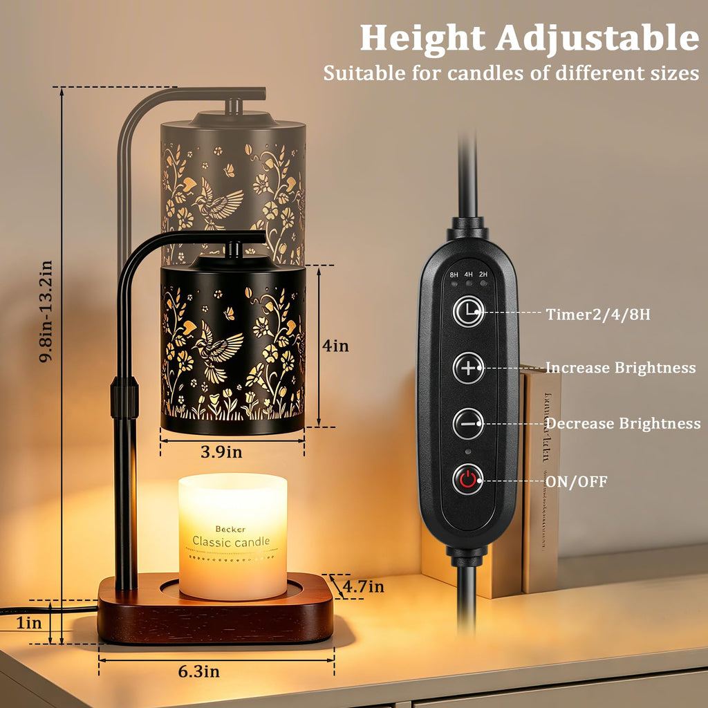 Candle Warmer Lamp with Timer & Dimmer W68870