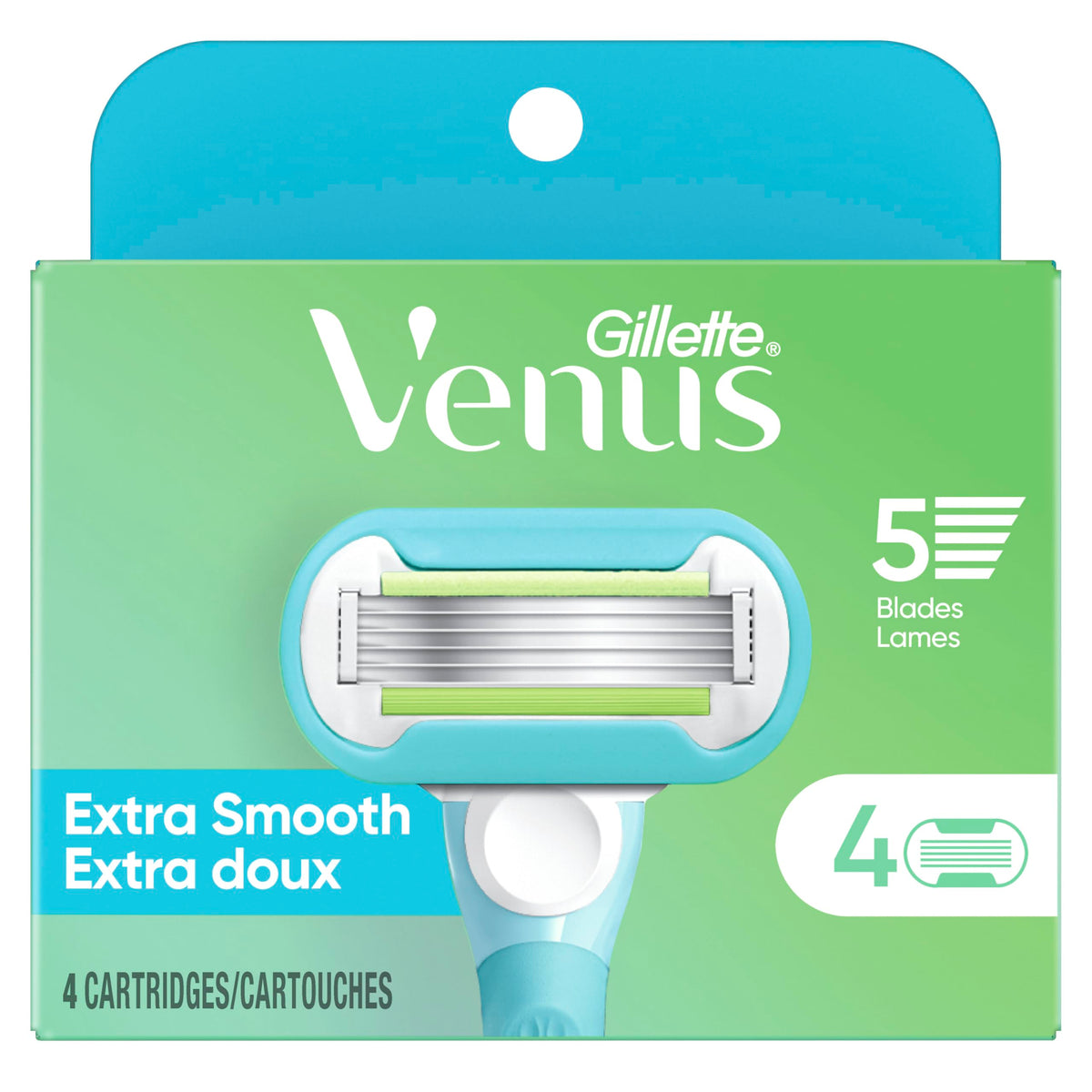 4 Count Womens Razor Blade Refills S850649