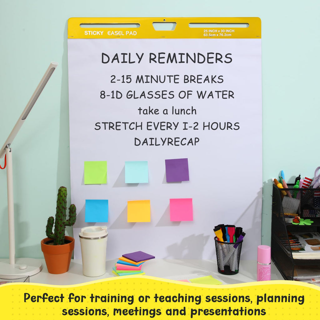 Thickened Sticky Easel Pad, 25 x 30 In, 20 Sheets/pad G337