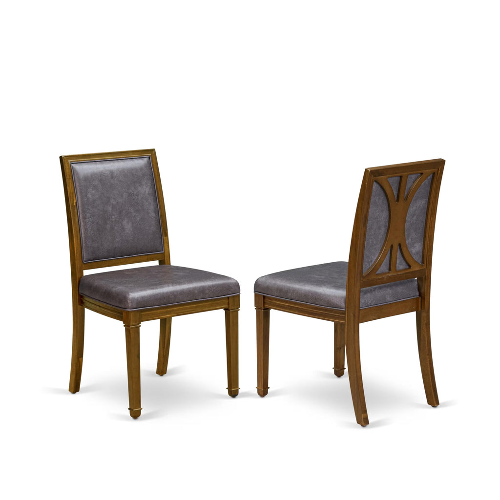 9 Piece Dining Table Set with 8 Light Beige Fabric Chairs E177