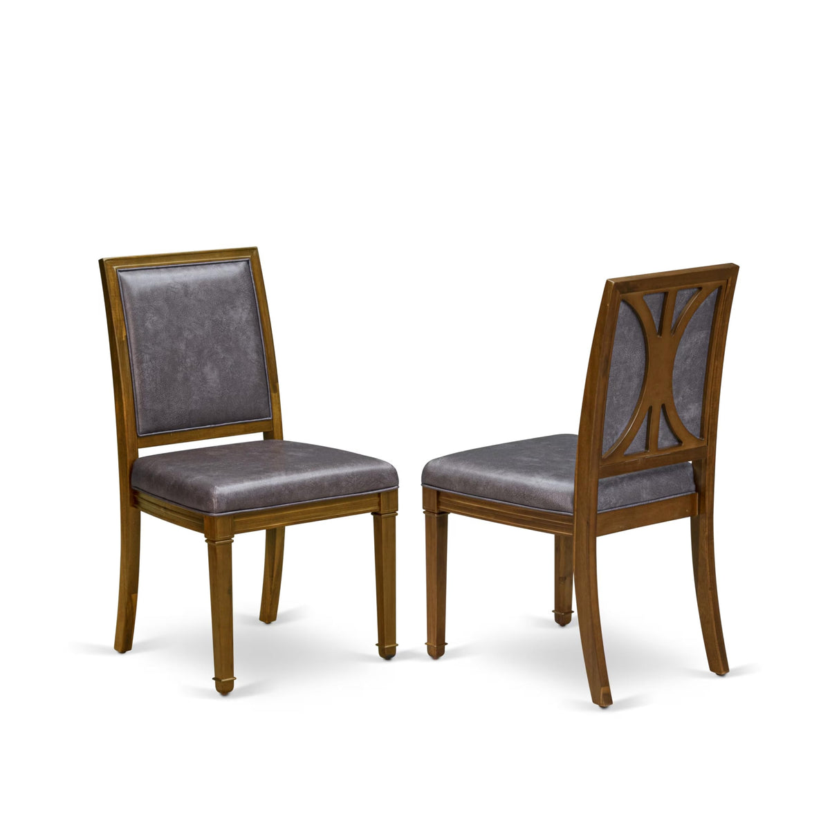 9 Piece Dining Table Set with 8 Light Beige Fabric Chairs E177