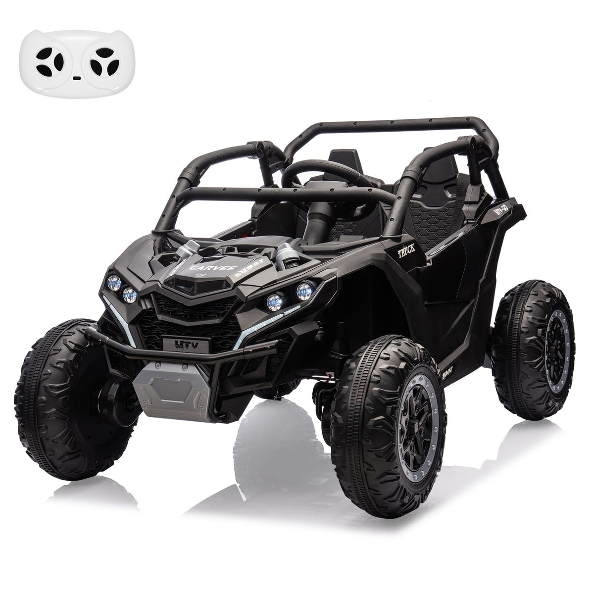 24V 2-Seater Kids Ride on Car with Remote Control 4WD Electric Truck X8175