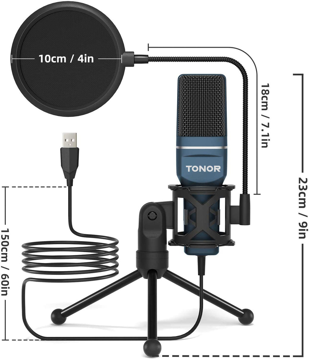 USB Microphone and Microphone Arm Stand R292832
