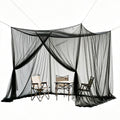 10x10ft Camping Mosquito Net with Hanging Ropes K2897