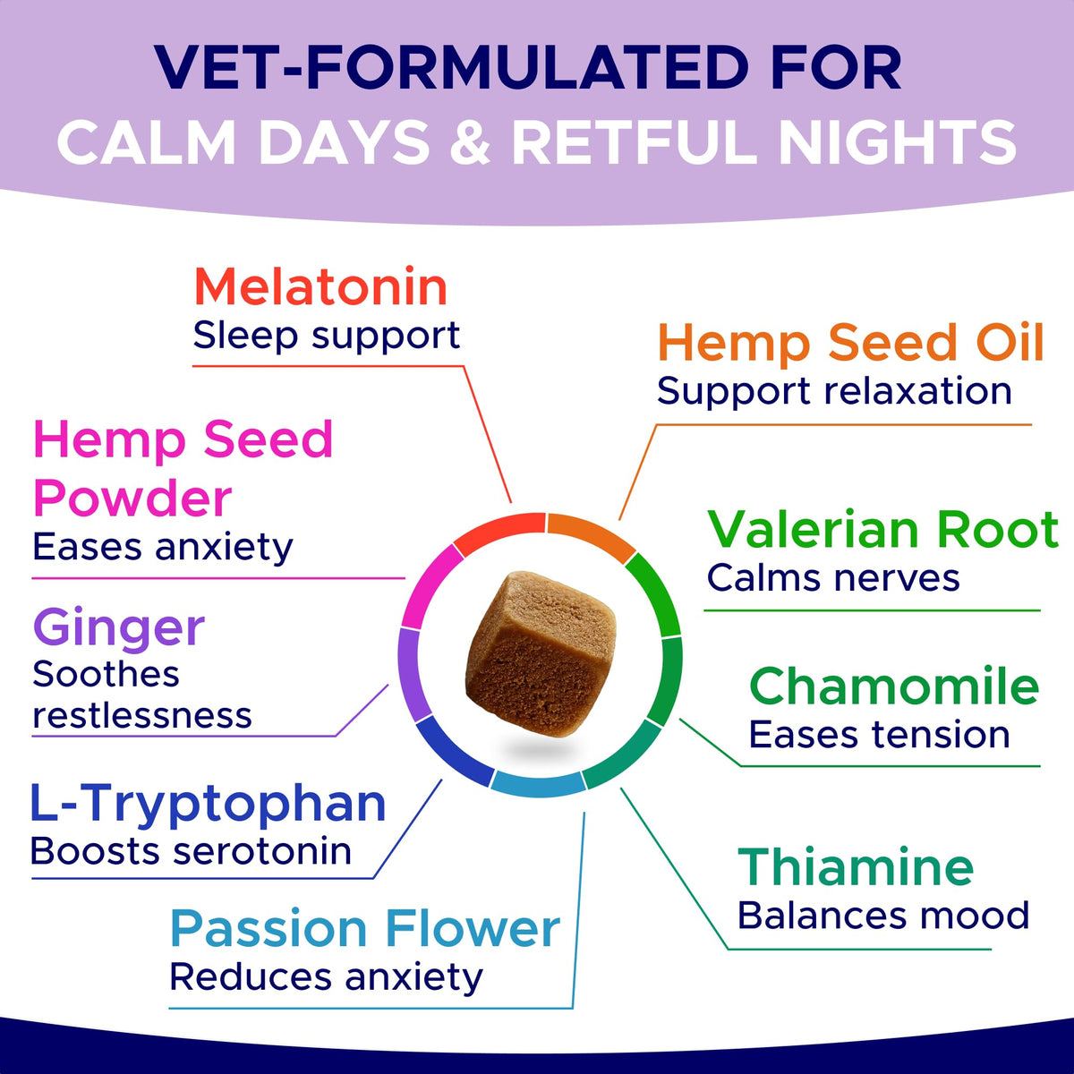 Calming Chews for Dogs 60Ct M70609