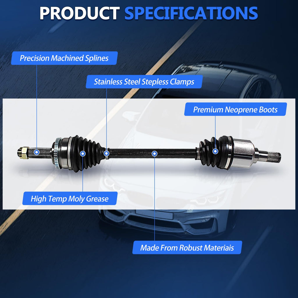 CV Axle Joint Assembly Front A782