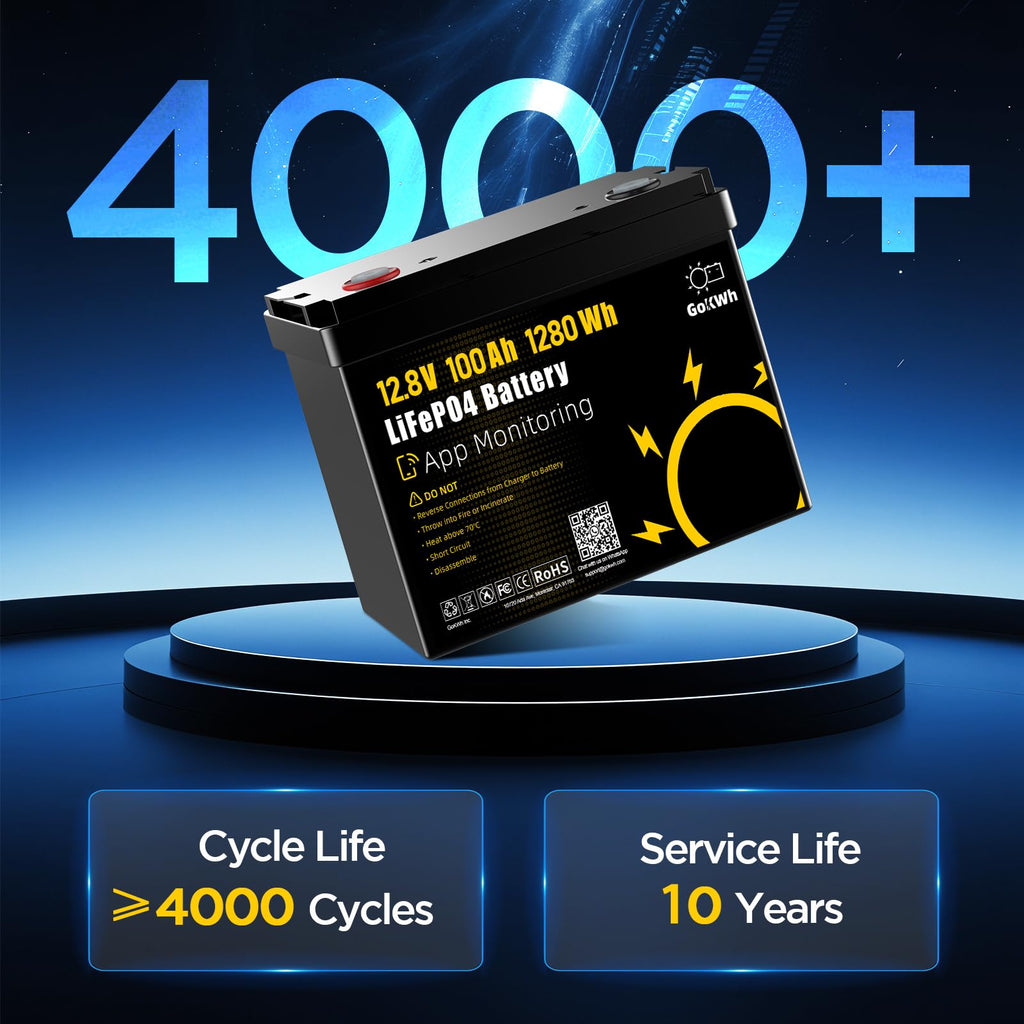 12V 100Ah LiFePO4 Lithium Battery O243