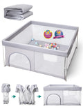 Foldable Baby Playpen with Mat A55196