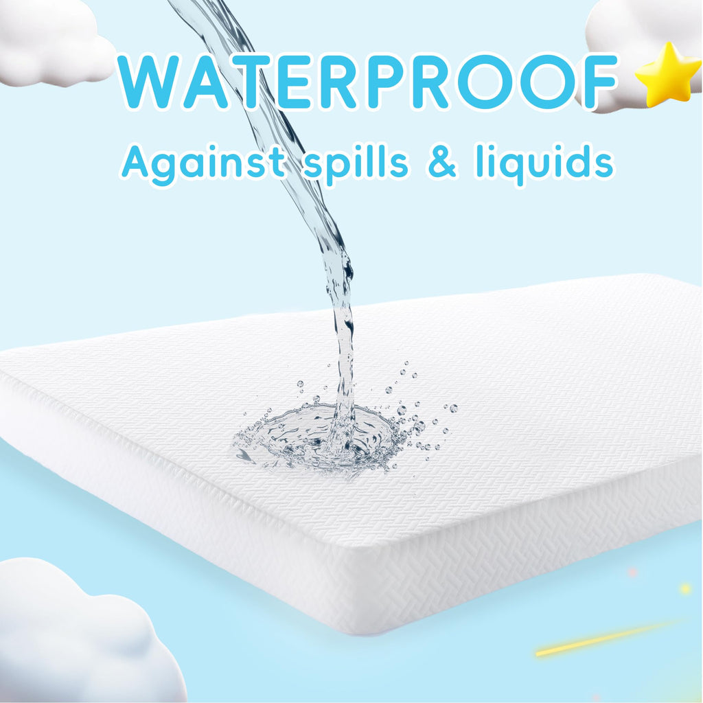 Pack and Play Mattress 38"x26" with Waterproof Washable Cover A858495
