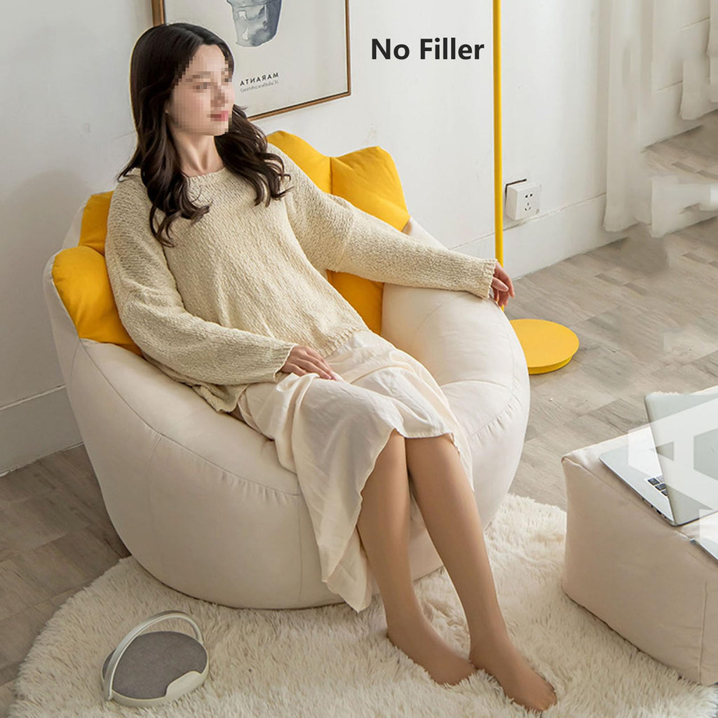 Washable Soft Linen Bean Bag Chair Cover F650