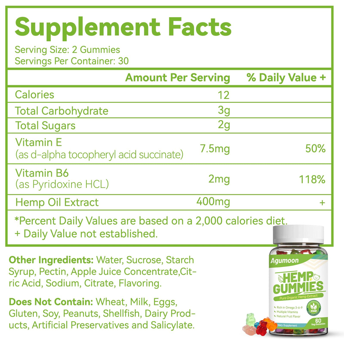 Hemp Gummies 2 Packs L466