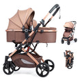 2 in 1 Foldable Baby Stroller with Adjustable Canopy W225
