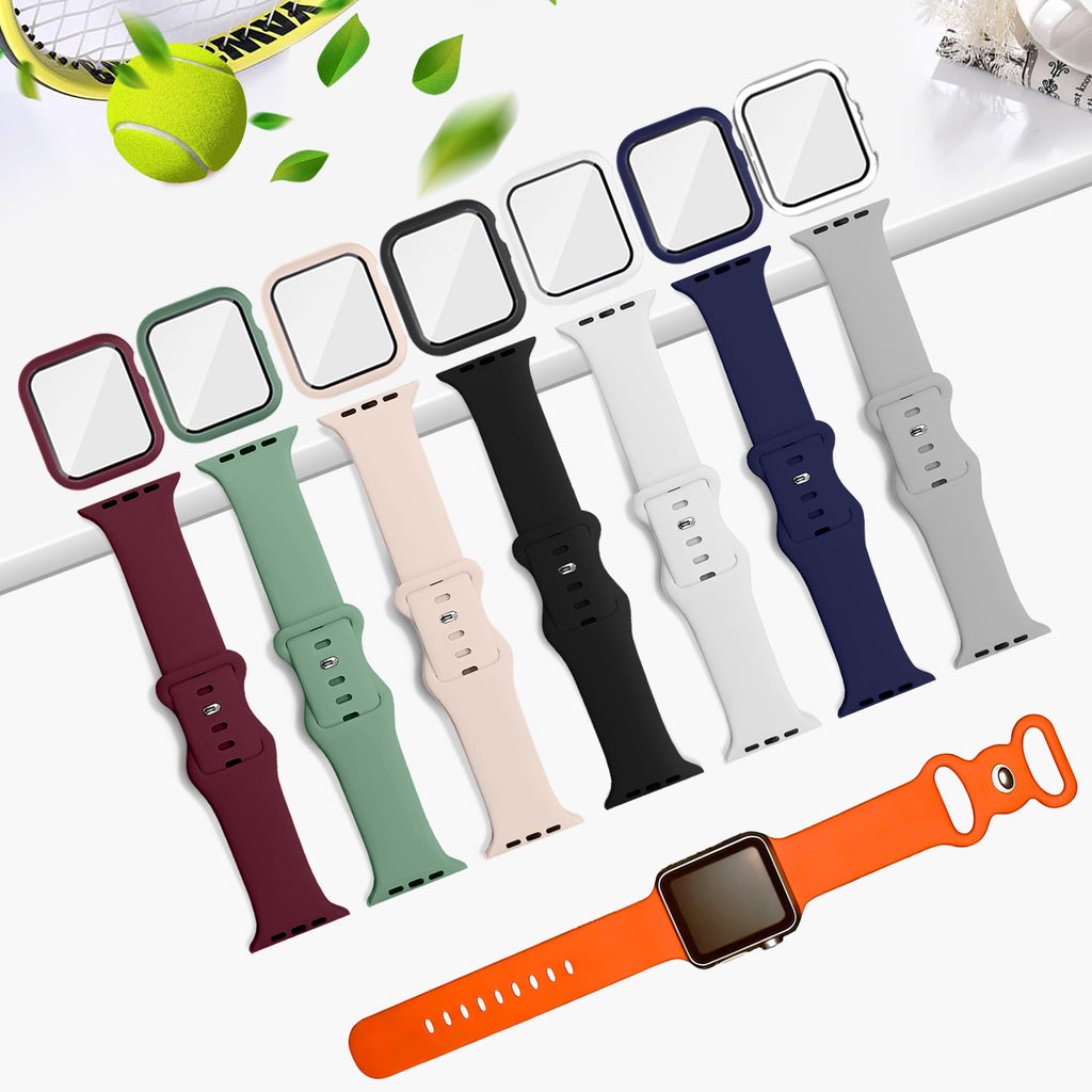 8 Pack Watch Screen Protector Silicone Band J58151