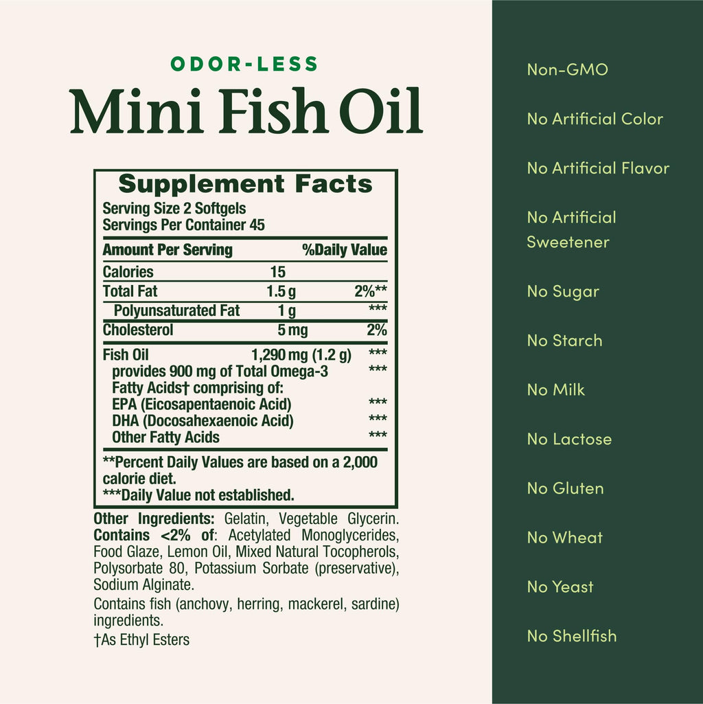 Fish Oil Softgels F422