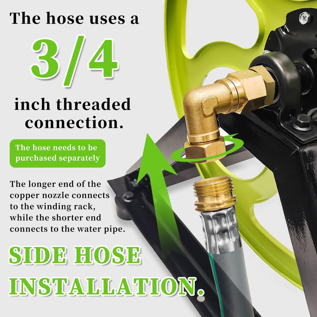 Wall Mount Garden Hose Reel 400FT K1949