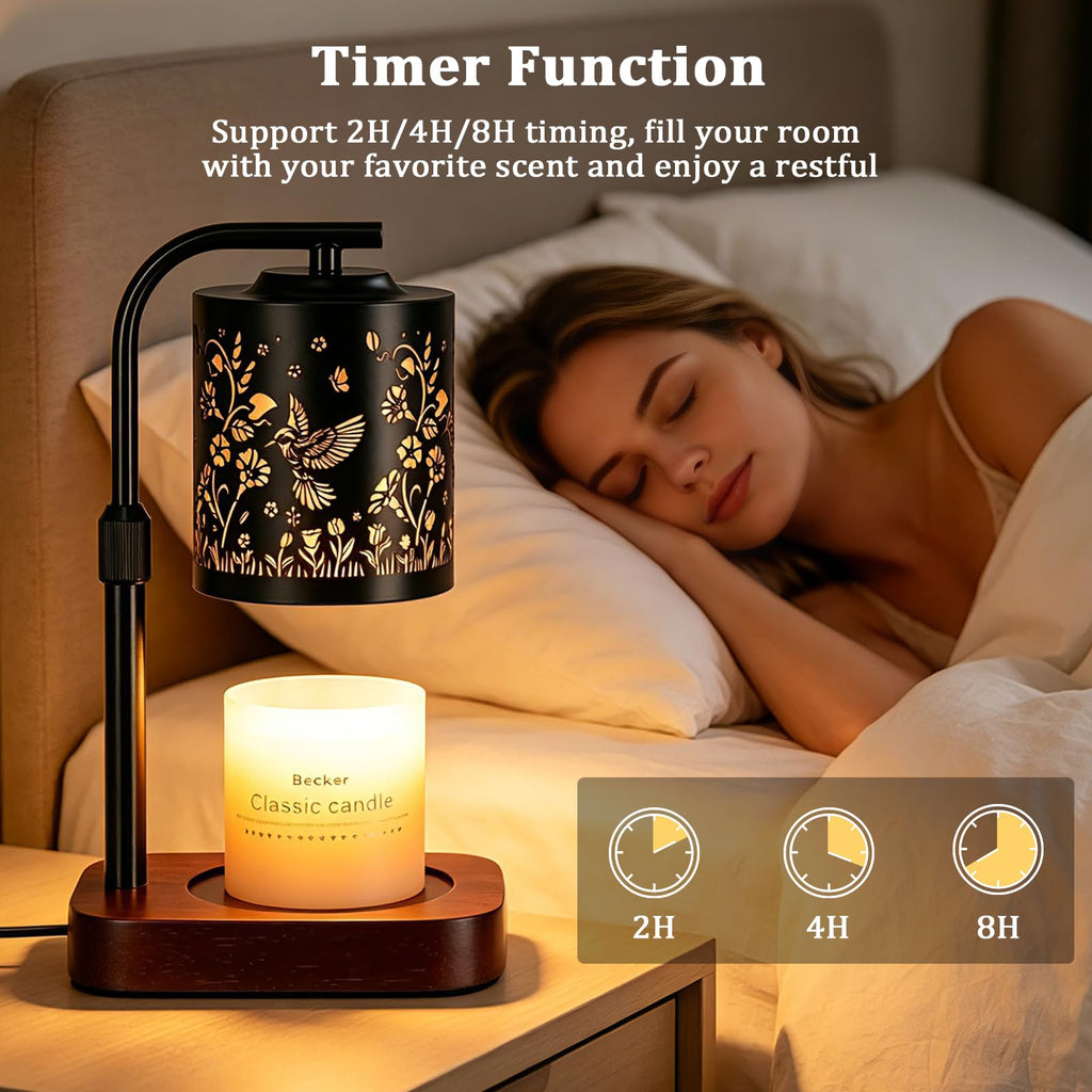 Candle Warmer Lamp with Timer & Dimmer W68870