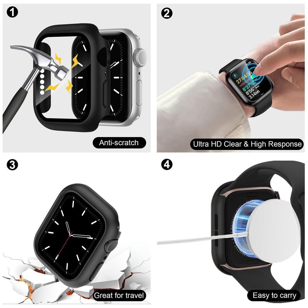 8 Pack Watch Screen Protector Silicone Band J58151