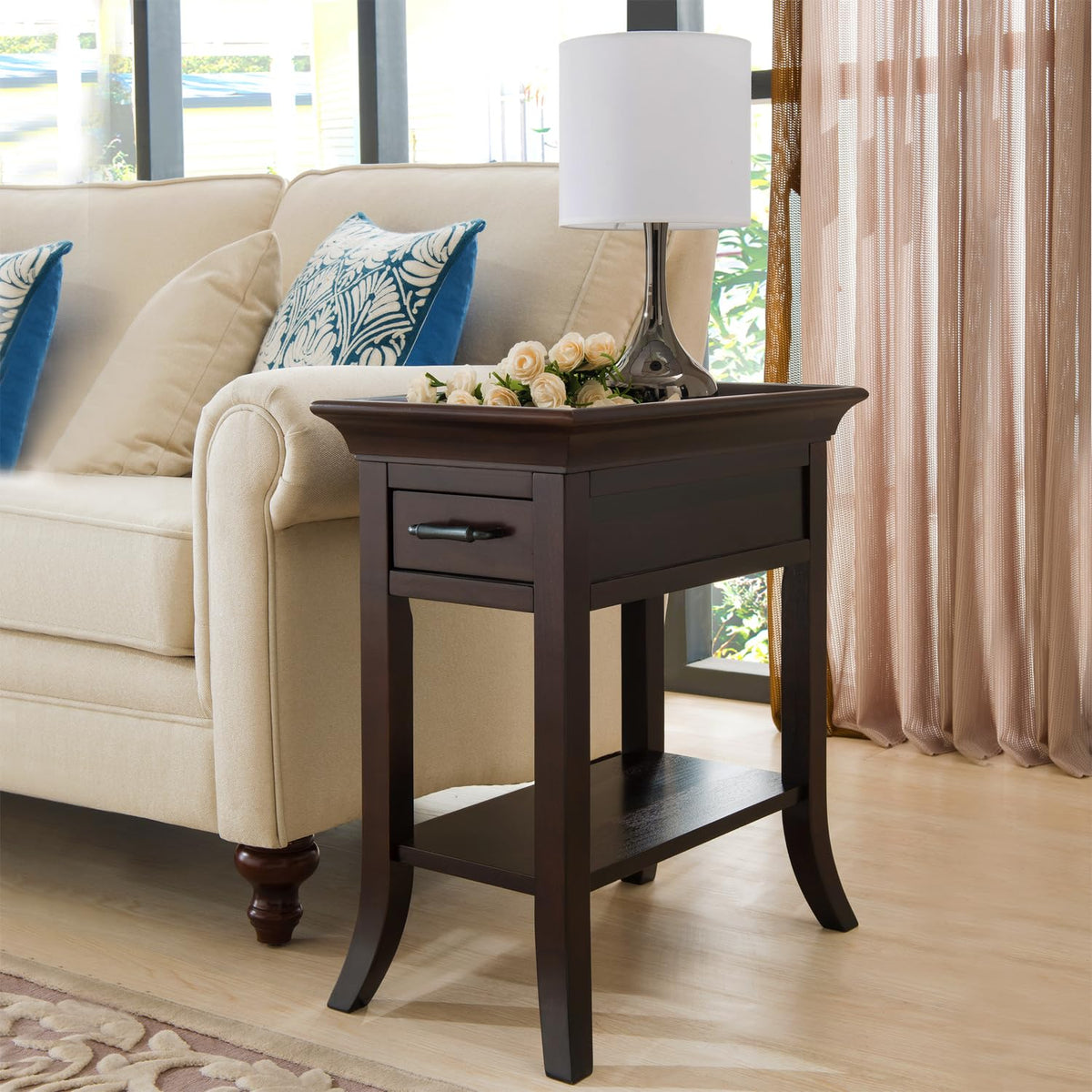 Chocolate Cherry End Table N604066