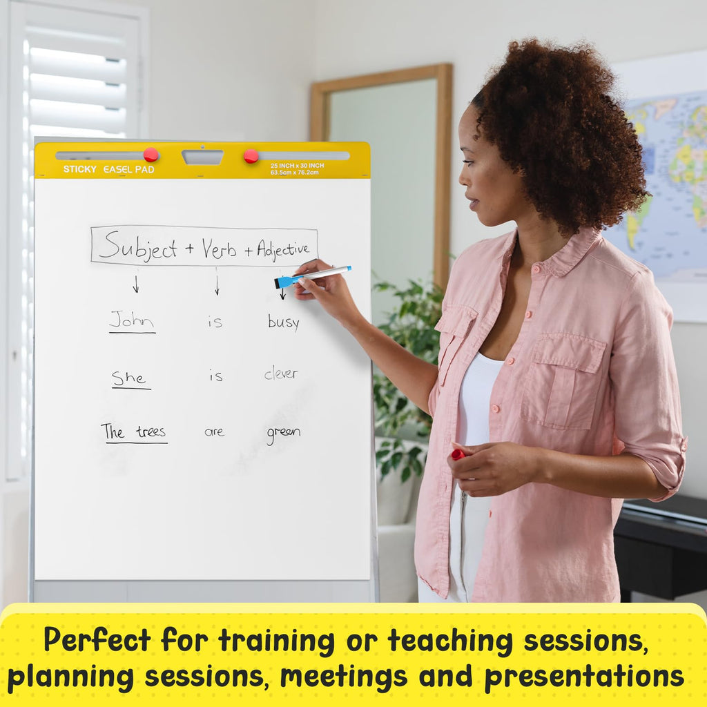 Thickened Sticky Easel Pad, 25 x 30 In, 20 Sheets/pad G337