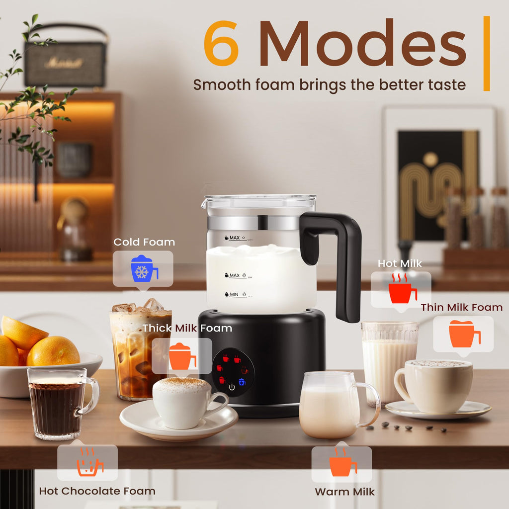 6 in 1 Electric Milk Frother and Steamer X201682