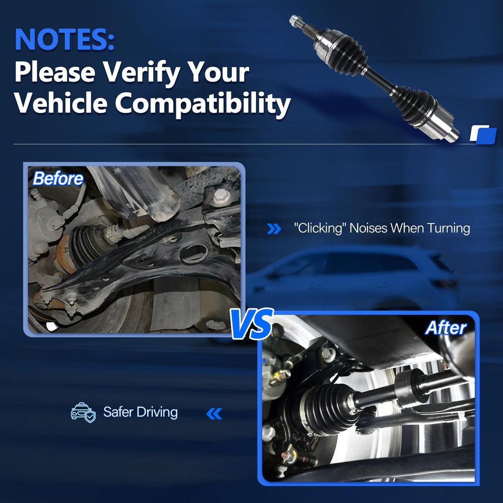 CV Axle Joint Assembly Front A782