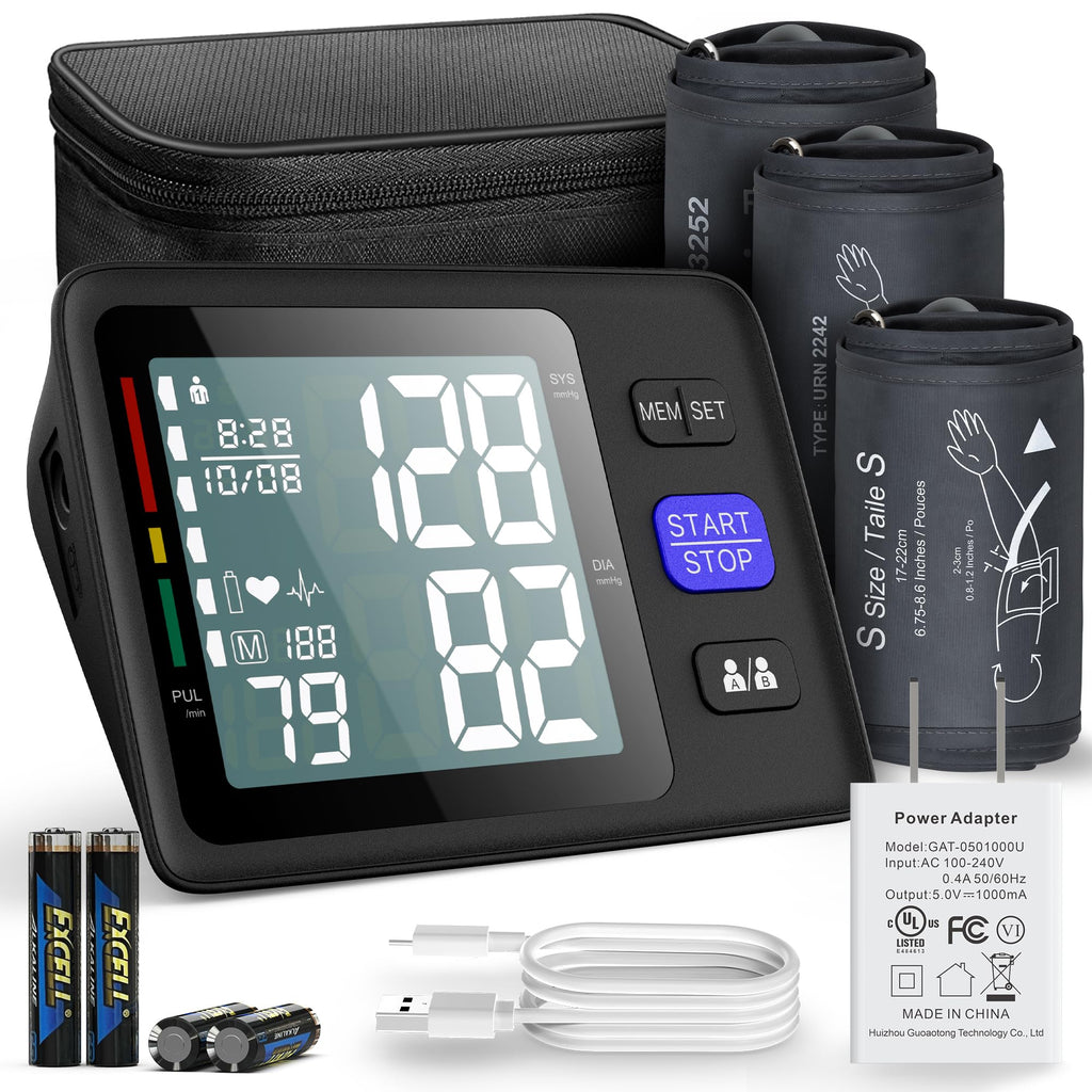 Automatic Upper Arm Blood Pressure Monitor, 3 Cuffs R1105