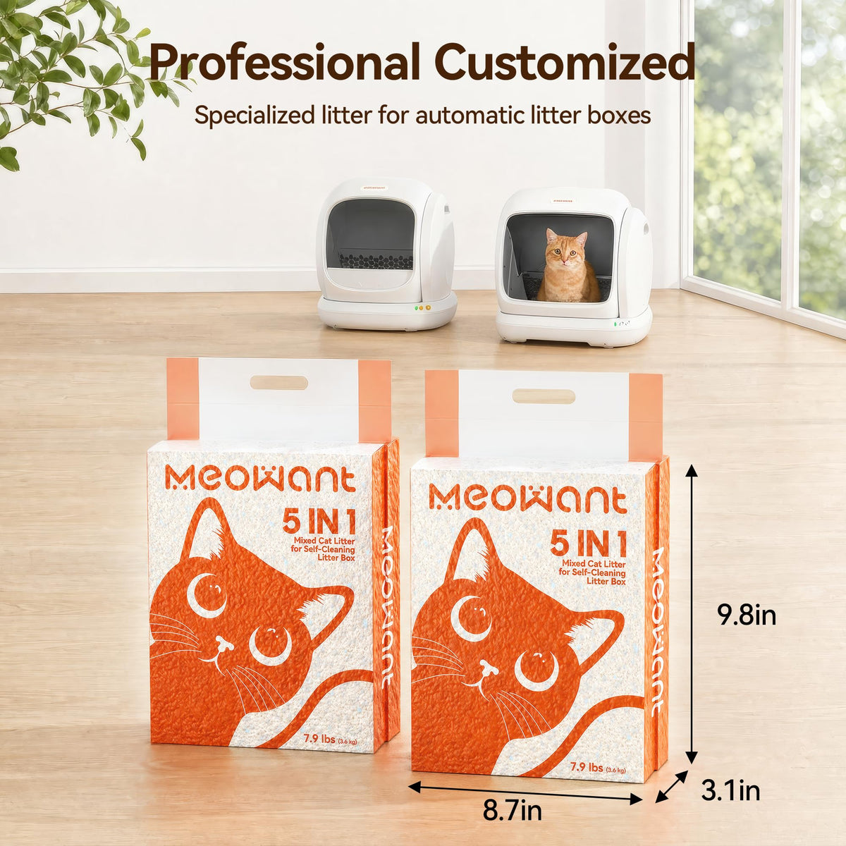 Mixed Fast Clumping Bentonite Tofu Cat Litter V141293