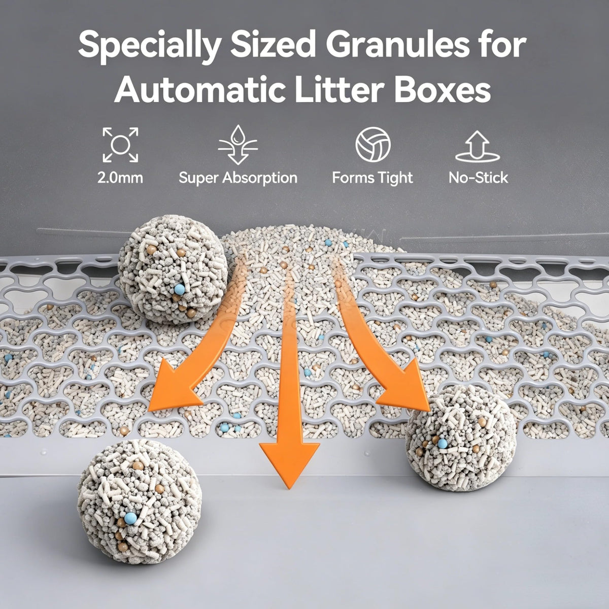 Mixed Fast Clumping Bentonite Tofu Cat Litter V141293