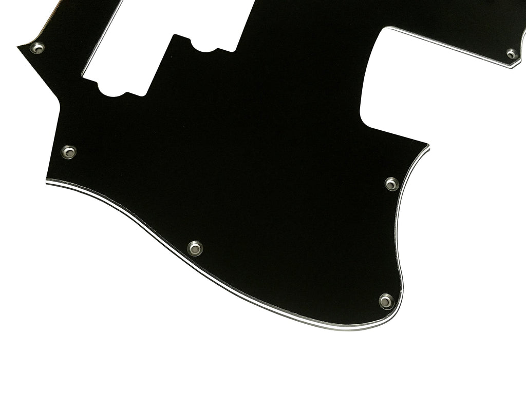 Custom Guitar Pickguard 3 Ply Black S549