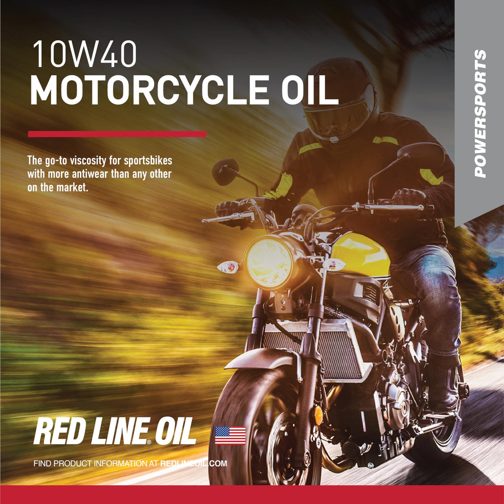 10W40 Synthetic Motorcycle Motor Oil 1 Quart X135372