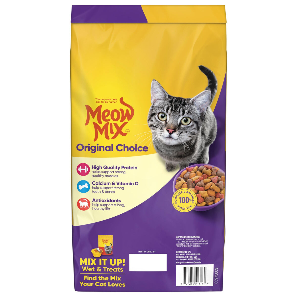 Dry Cat Food 6.3 Pound and Wet Cat Food Variety Pack 2.75 Ounce (Pack of 24) Q4740