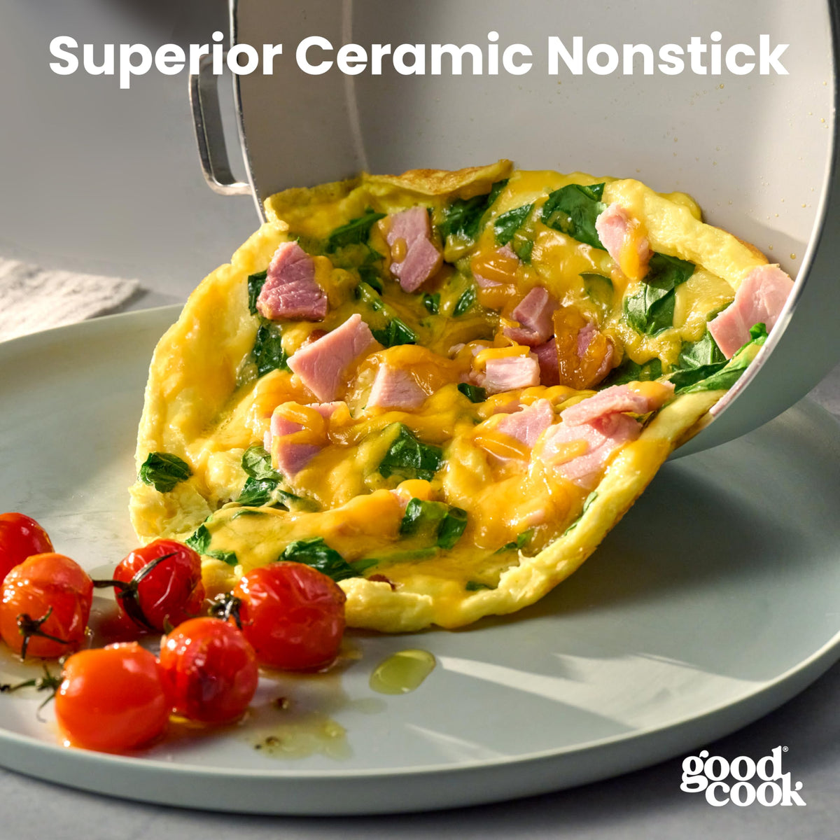 7 Piece Ceramic Nonstick Cookware Set B52344