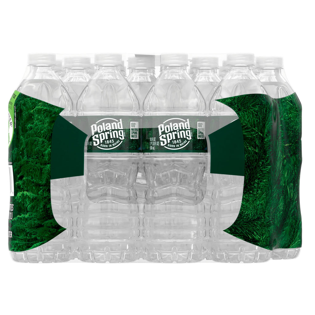 100% Natural Spring Water 16.9 fl oz 24 Pack F481523