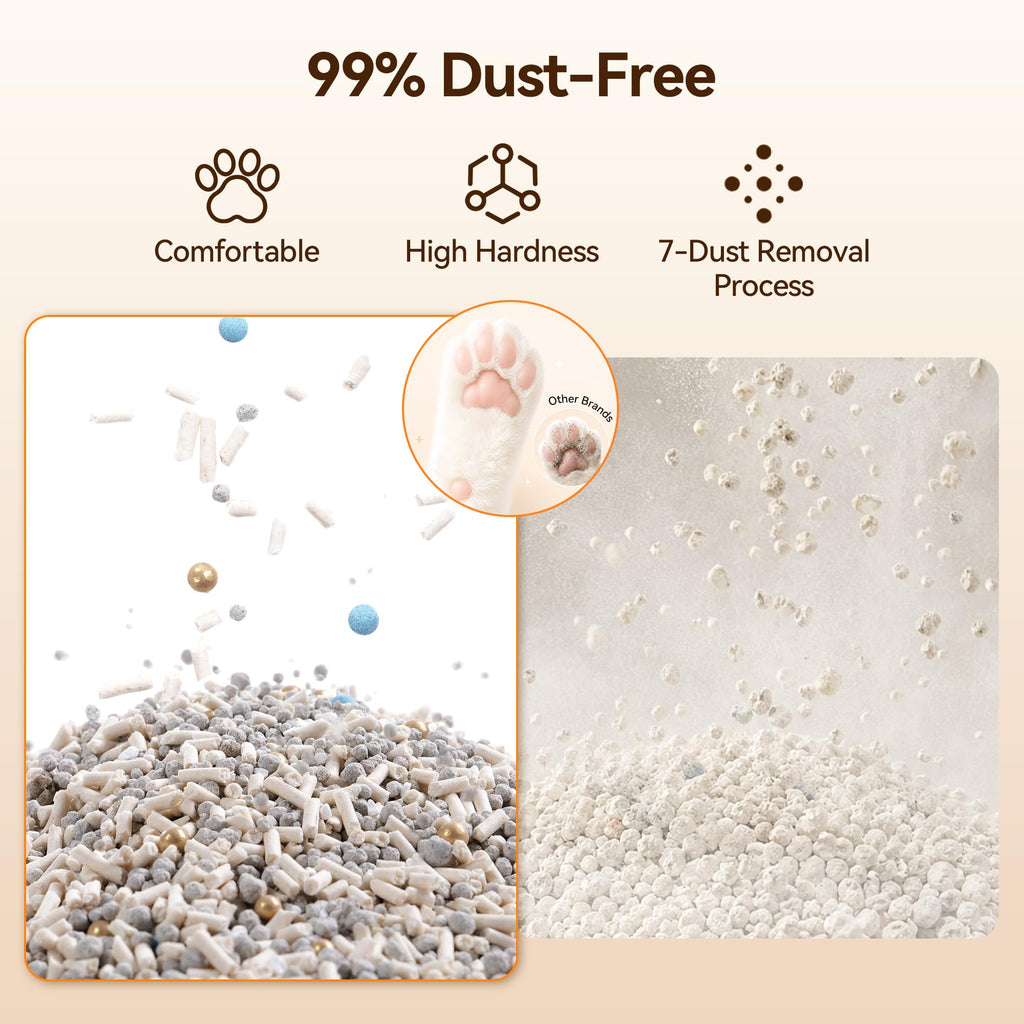Mixed Fast Clumping Bentonite Tofu Cat Litter V141293
