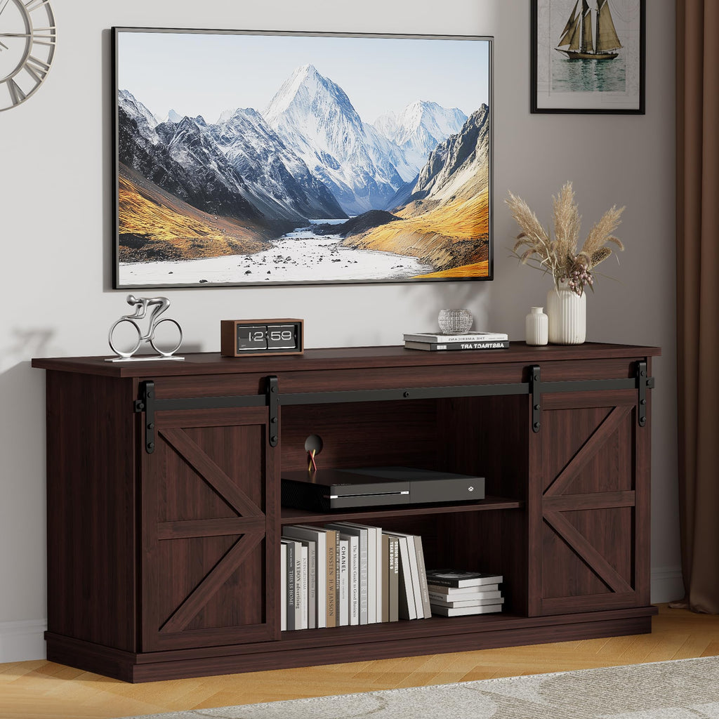 Rustic Oak 4 Drawer TV Stand O73793