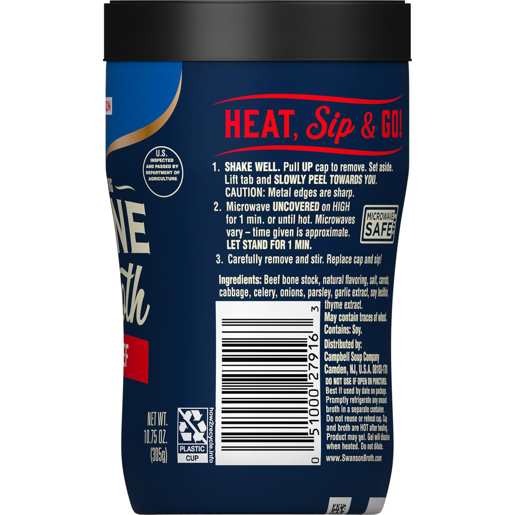 Beef Bone Broth 10.75 OZ Cup U718380