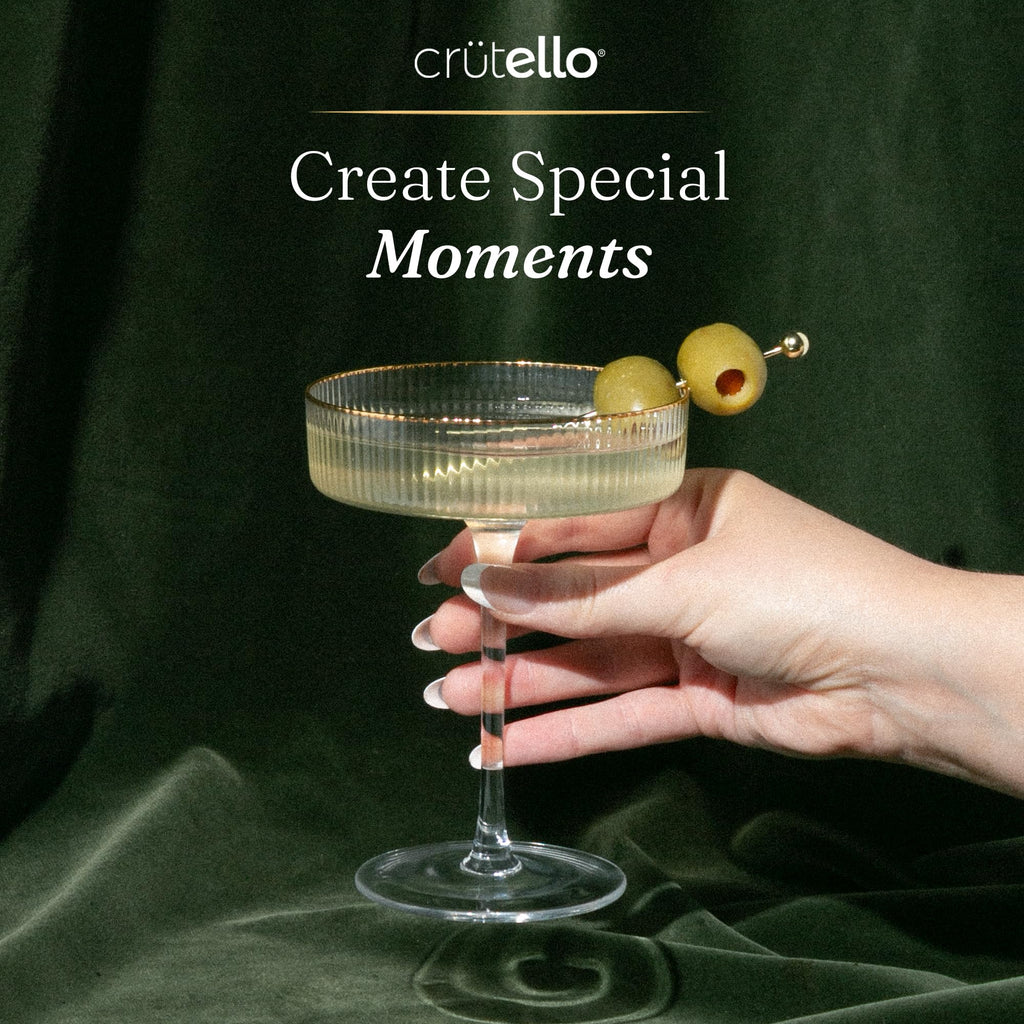 Champagne Coupe Glasses Set of 4 D9555