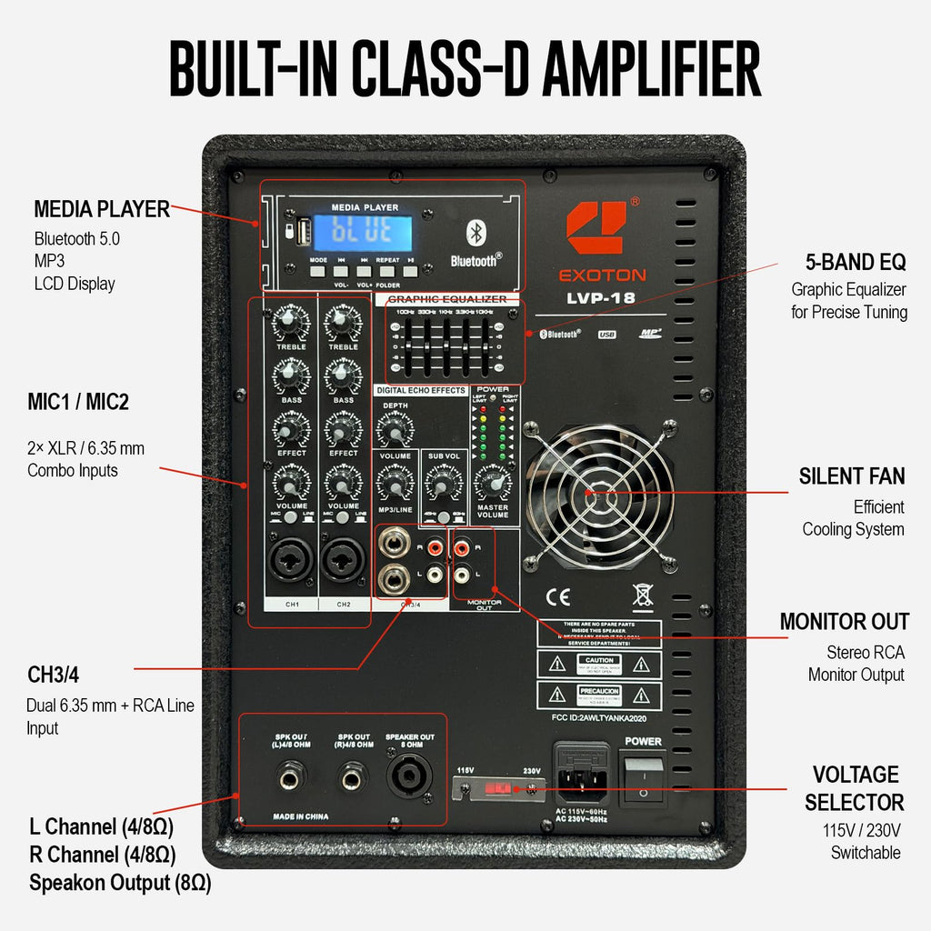 8000W Active Line Array PA System C414765