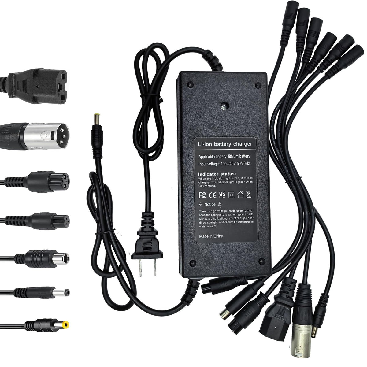 54.6V 3A Battery Charger 7 Plugs Y744