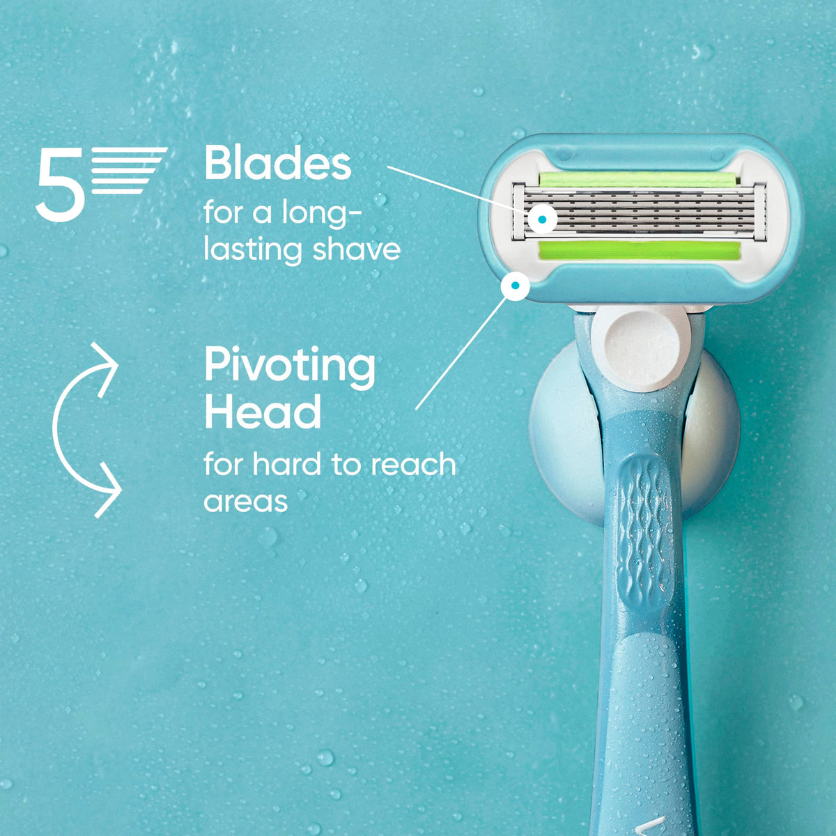 4 Count Womens Razor Blade Refills S850649