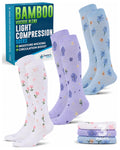 Bamboo Viscose 8-15 mmHg Knee High Compression Socks 3 Pairs P849792