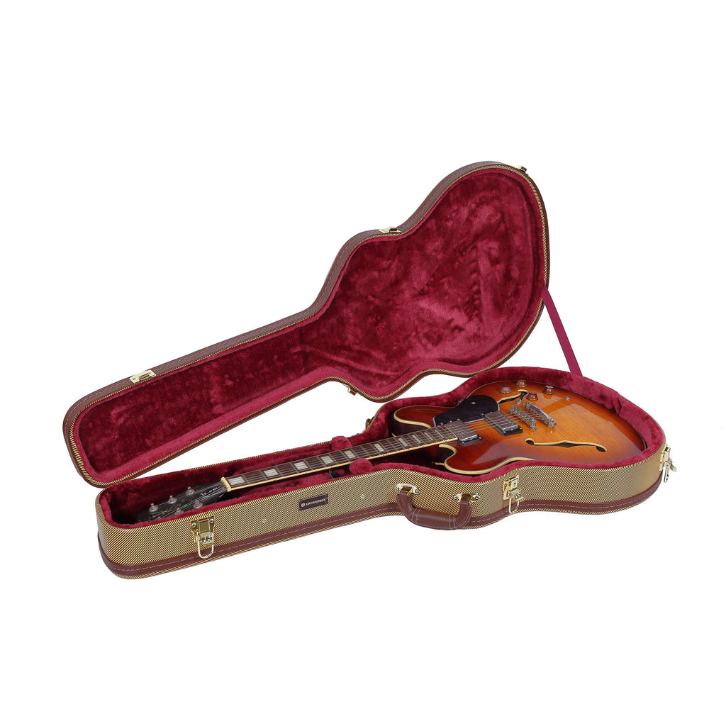 Wooden Guitar Case for 335 Style Semi-Hollow Electric Guitars P130