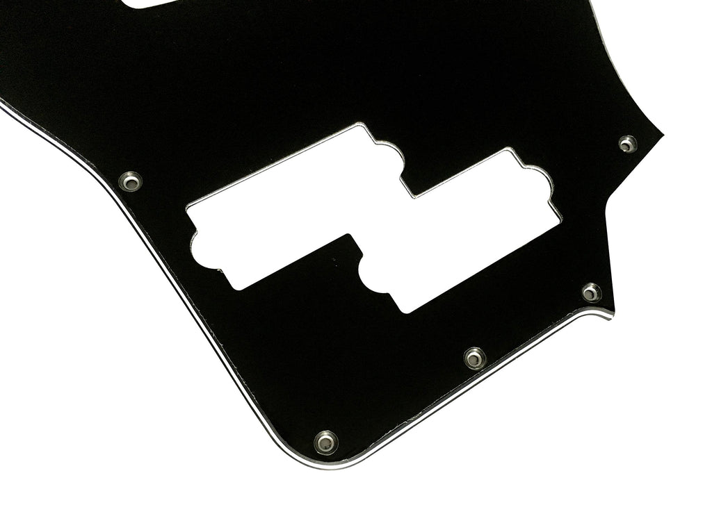 Custom Guitar Pickguard 3 Ply Black S549