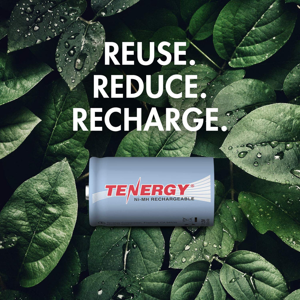 D Rechargeable Batteries 10000mAh NiMH 8-Pack K6217