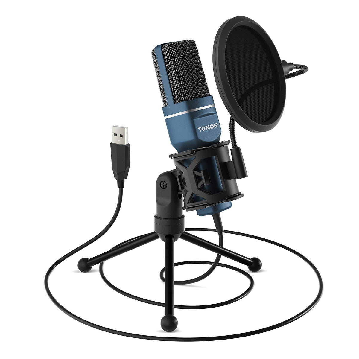 USB Microphone and Microphone Arm Stand R292832