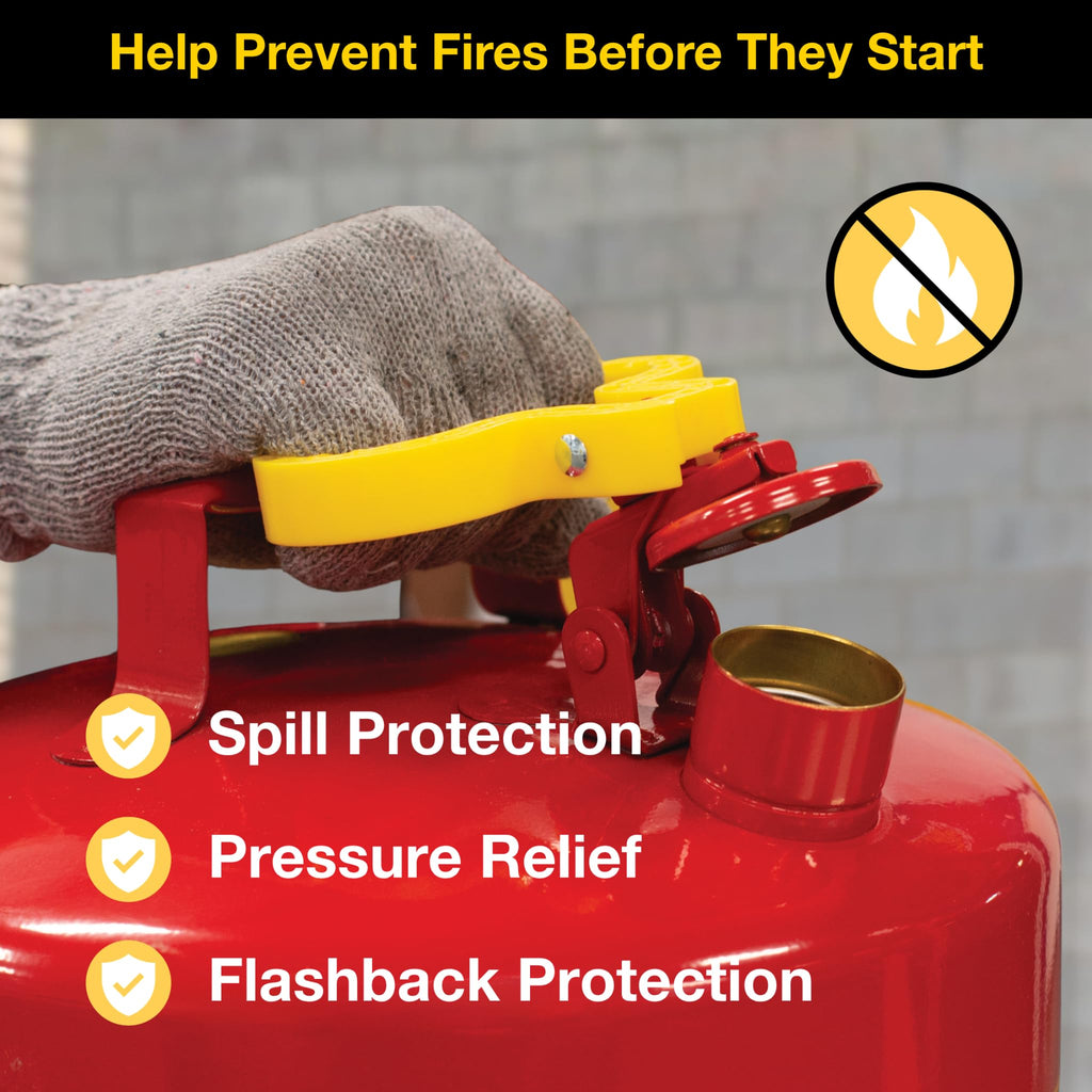 5 Gallon Type I Red Safety Gas Can Y2427