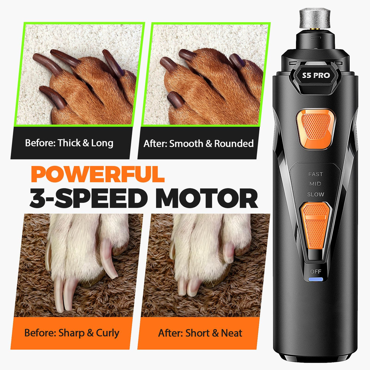 Dog Nail Grinder Kit T8414
