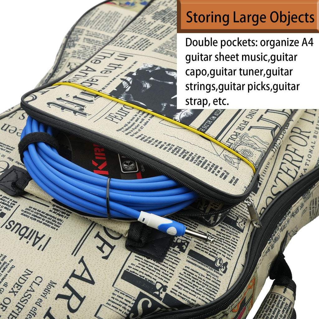 36/38 Inch Acoustic Guitar Gig Bag with 6mm Padding F228