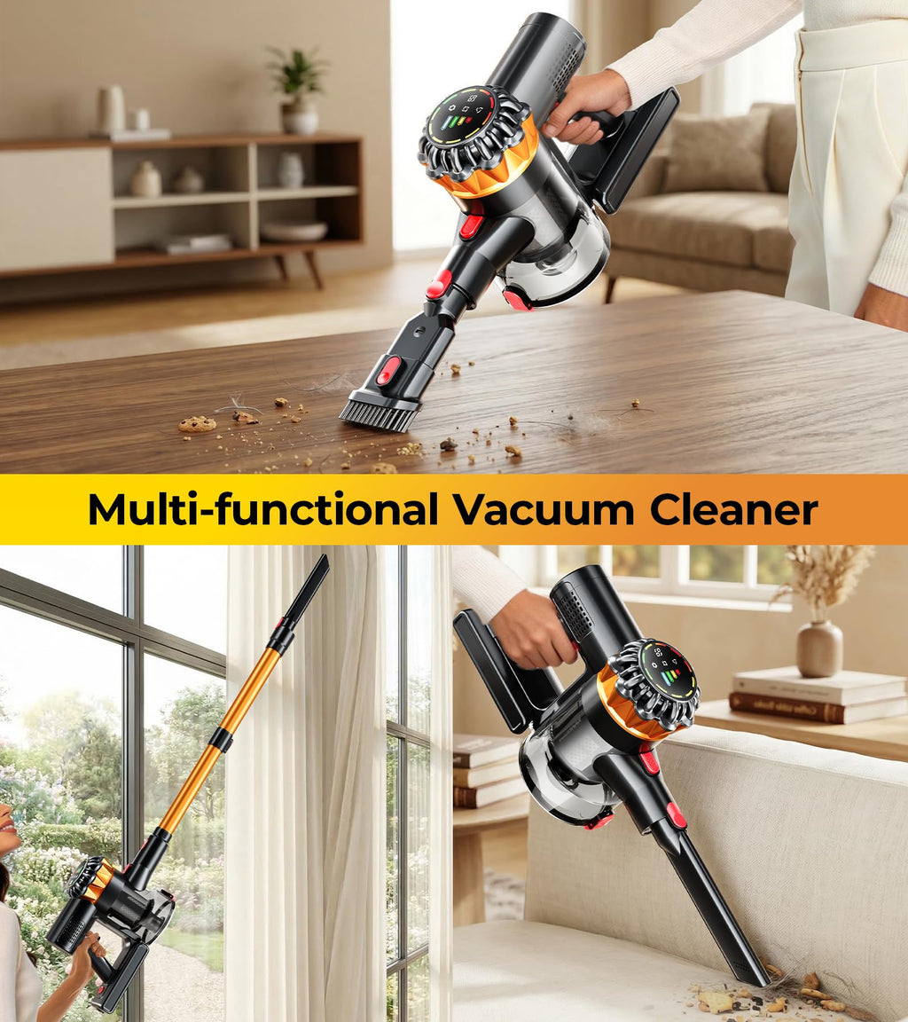 600W 50KPA 65Mins Cordless Stick Vacuum Cleaner I909